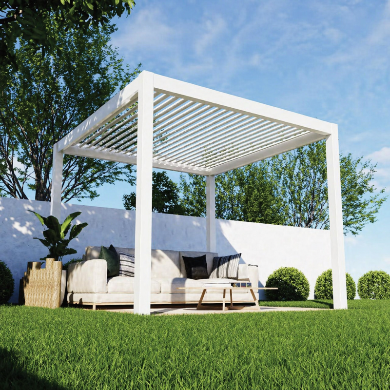 Pergola lite 3x4 bela