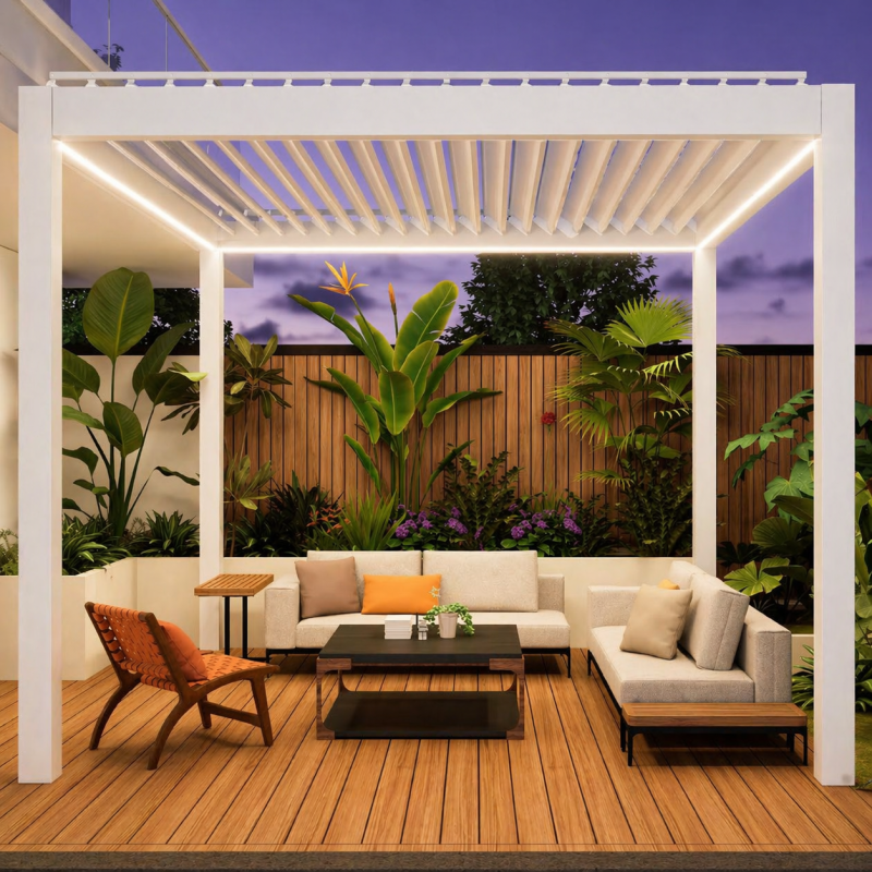 Pergola Lite 4x4 bela