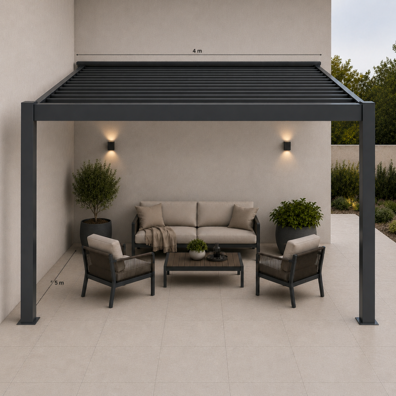 Stenska pergola Lite 4x5