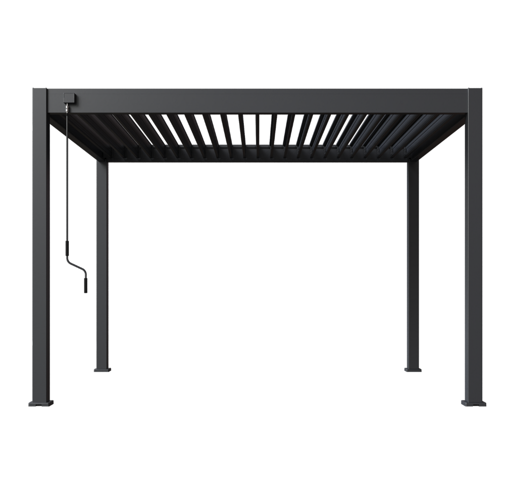 Samostoječa pergola 3 x 3,6 m / SKY NOVA / antracit, ročna - slika 4