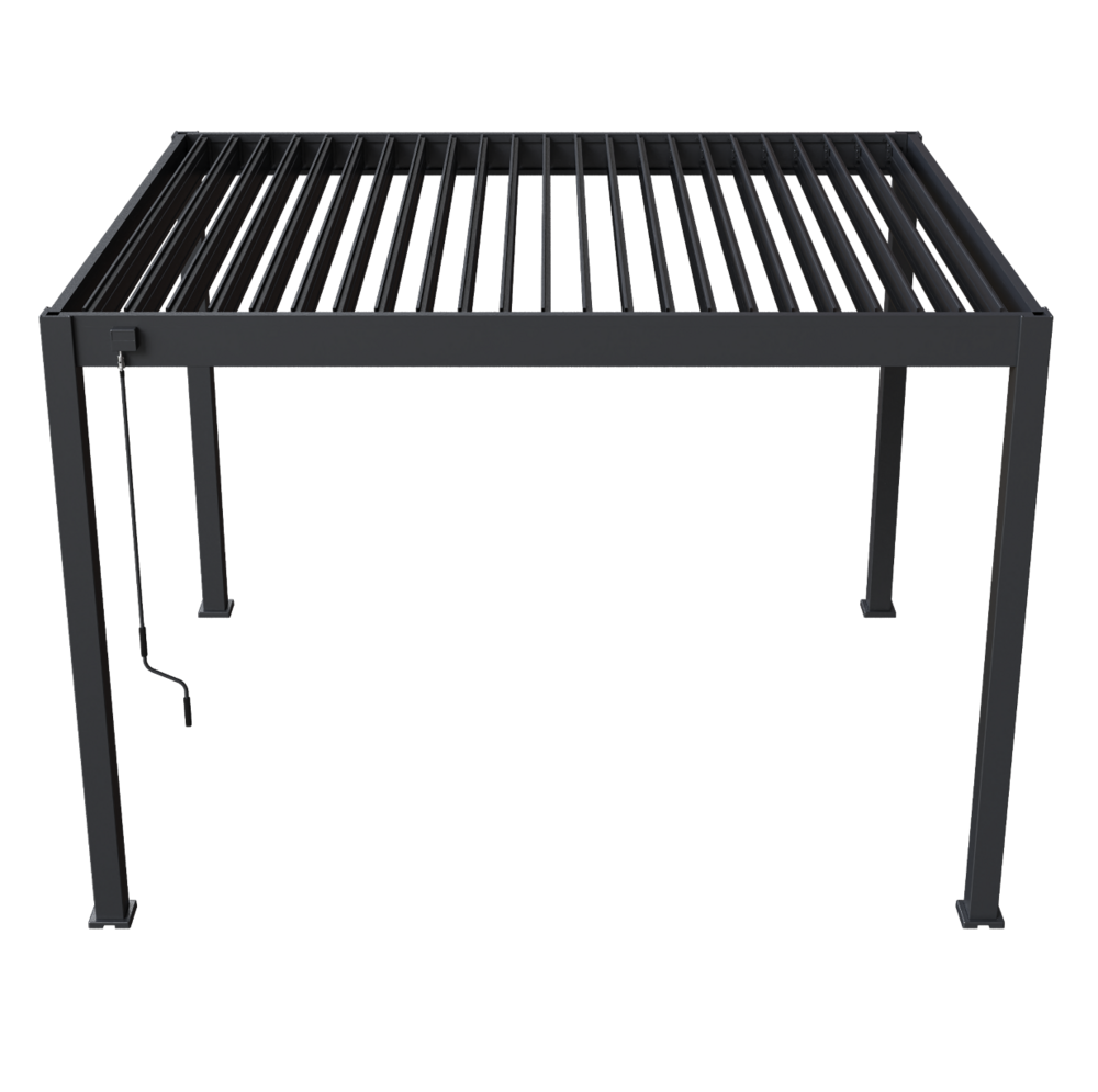 Samostoječa pergola 3 x 3,6 m / SKY NOVA / antracit, ročna - slika 3
