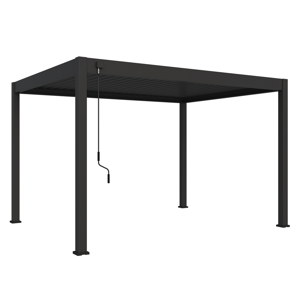 Samostoječa pergola 3 x 4 m / SKY NOVA / antracit, ročna - slika 2