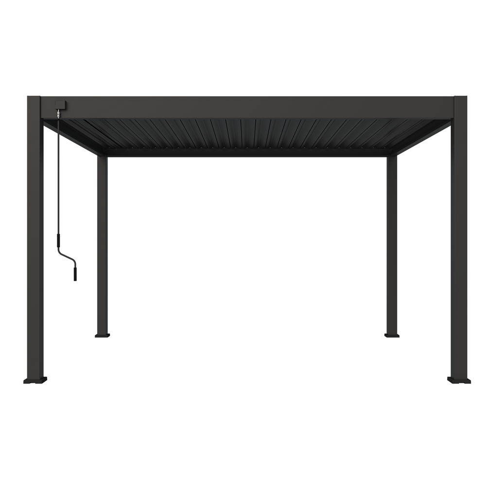 Samostoječa pergola 3 x 4 m / SKY NOVA / antracit, ročna - slika 3