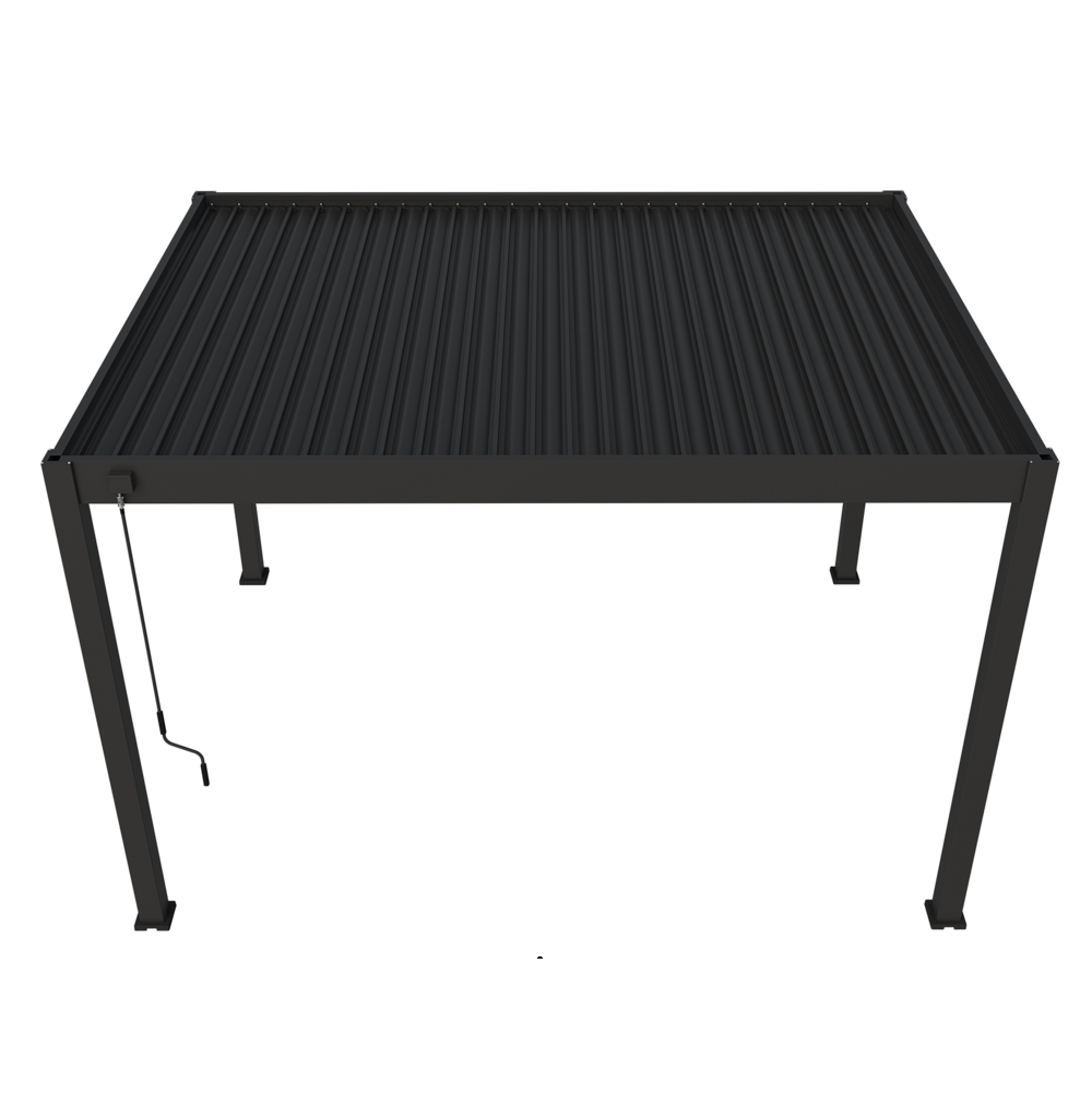 Samostoječa pergola 3 x 4 m / SKY NOVA / antracit, ročna - slika 4