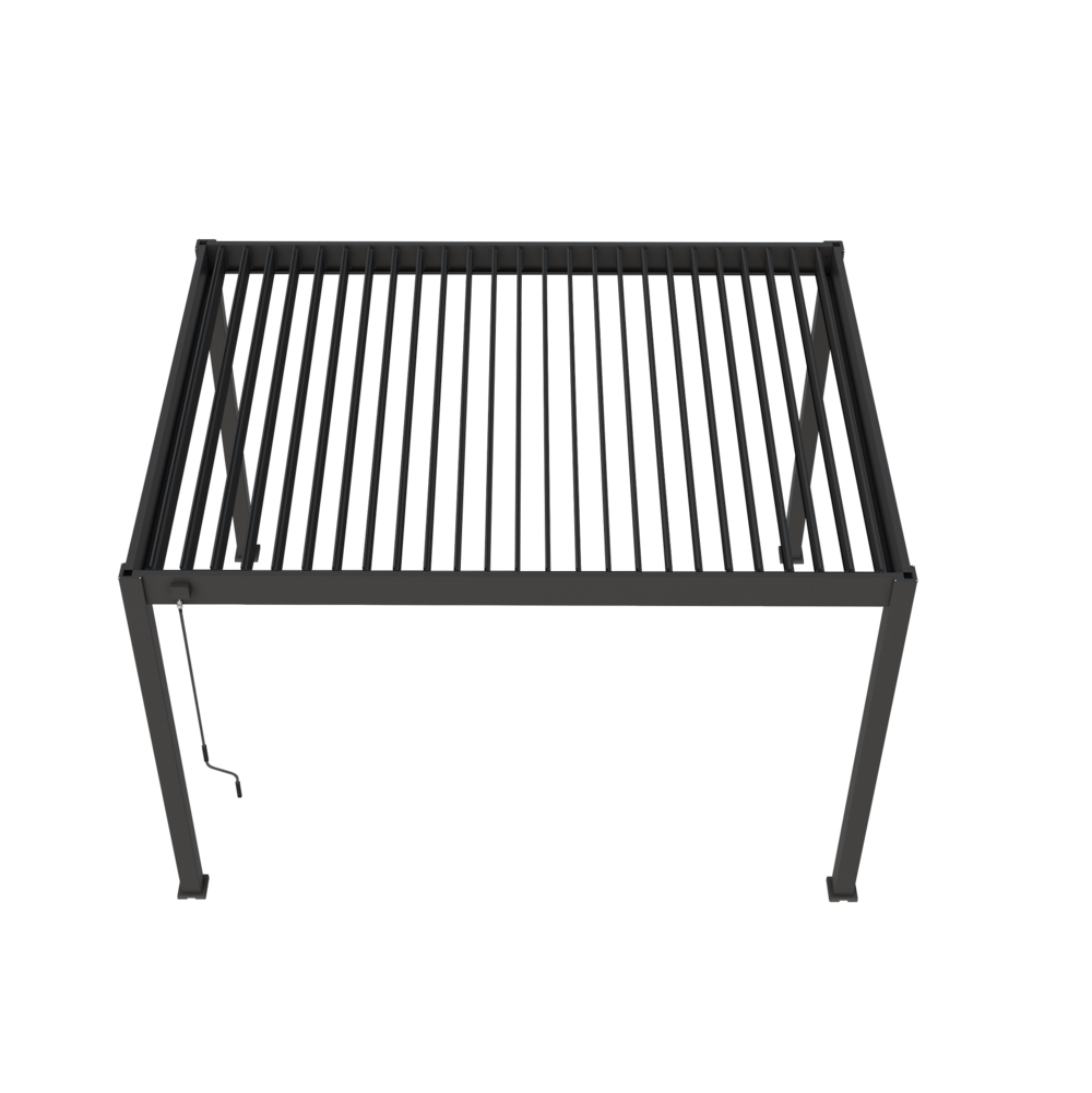 Samostoječa pergola 3 x 4 m / SKY ONE / antracit, ročna - slika 4