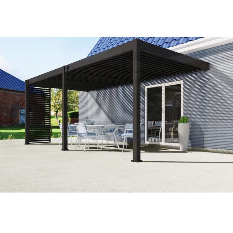 Stenska pergola 3 x 6 m / SKY ONE / antracit, ročna